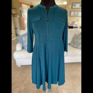 Reborn Green Teal Dress XL